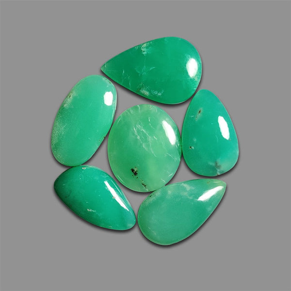 Australian Chrysoprase Cabochons Lot-4659 | Gemstone for sale