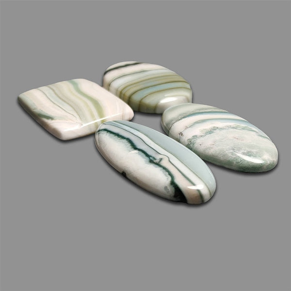 Saturn Chalcedony Cabochons Lot