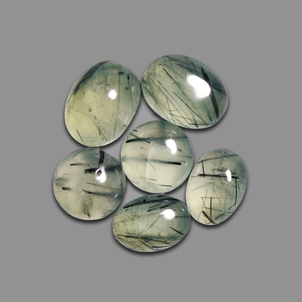 Gemmy Prehnite Cabochons Lot-4611 | Gemstone for sale