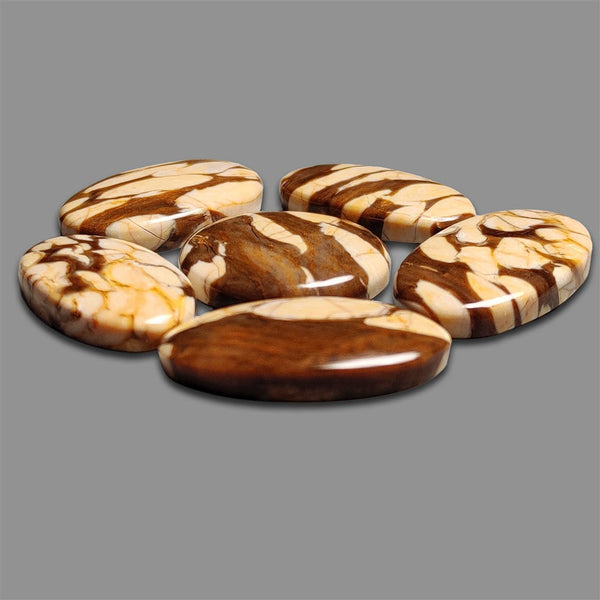 Peanutwood Jasper Cabochons Lot
