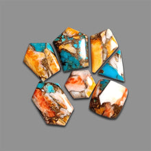 Spiney Oyster Turquoise Cabochons Lot-4674 | Gemstone for sale