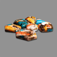 Spiney Oyster Turquoise Cabochons Lot