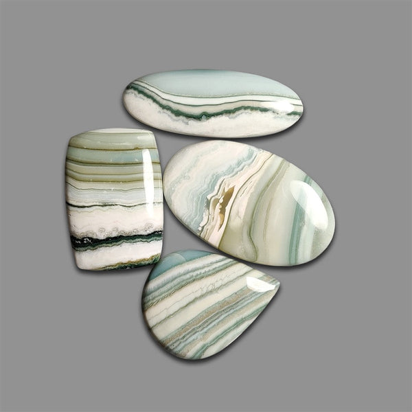 Saturn Chalcedony Cabochons Lot-4675 | Gemstone for sale