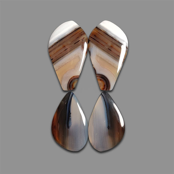 Montana Agate Pairs Lot-4680 | Gemstone for sale
