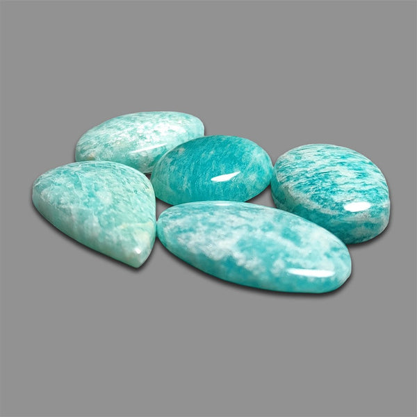 Peruvian Amazonite Cabochons Lot
