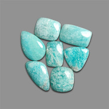 Peruvian Amzonite Cabochons Lot-4738 | Gemstone for sale