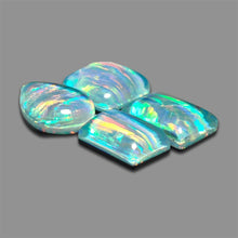 Himalayan Quartz And Bello Opal Doublet Cabochons Lot