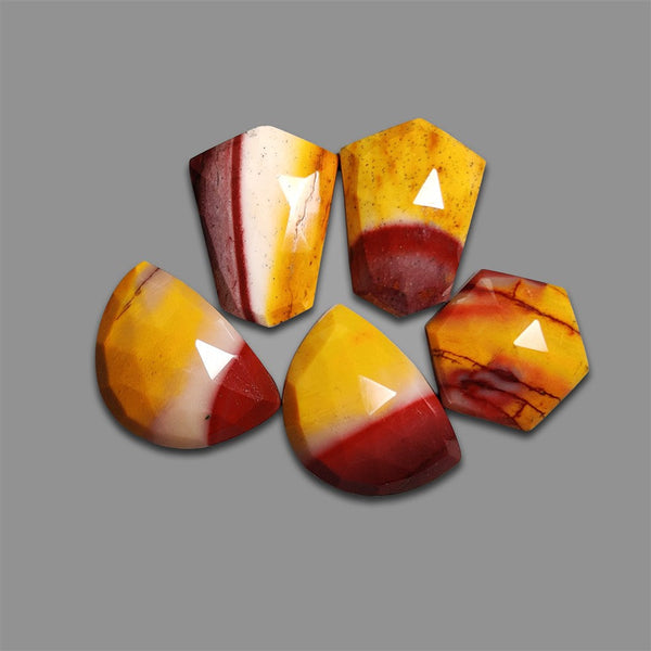 Rose Cut Bi-color Mookaite Lot-4755 | Gemstone for sale