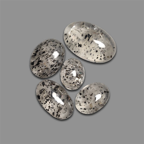 Dot Rutilated Quartz Cabochons Lot-4772 | Gemstone for sale