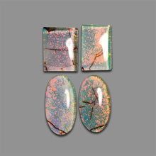 Himalayan Quartz And Moanrch Opal Doublet Cabochons Lot-4783 | Gemstone for sale