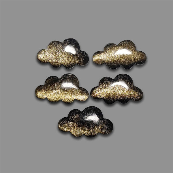 Goldsheen Obsidian Clouds Lot-4623 | Gemstone for sale
