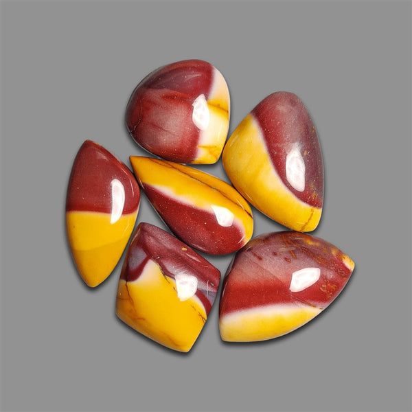 Bio Color Mookaite Cabochons Lot-4787 | Gemstone for sale