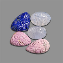 Mughal Carved Mix Gemstones Lot-4799 | Gemstone for sale