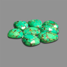 Rose Cut Green Mohave Turquoise Lot