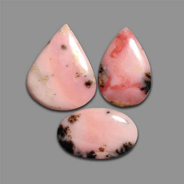 Pink Opal Cabochons Lot-4812 | Gemstone for sale