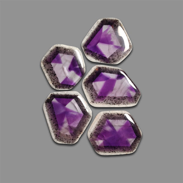 Trapice Amethyst Slice Lot-4818 | Gemstone for sale
