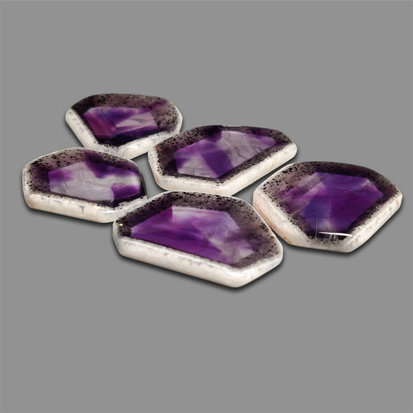 Trapice Amethyst Slice Lot
