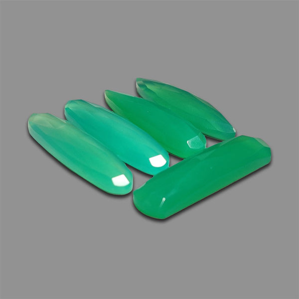 Rose Cut Australian Chrysoprase Lot