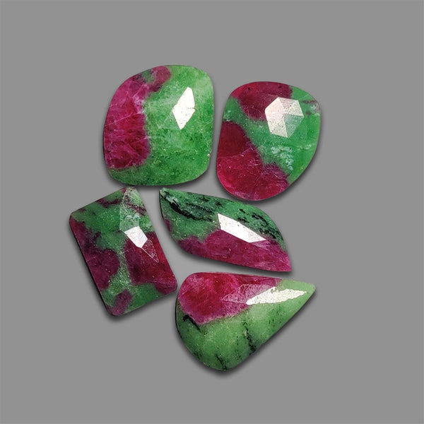 Rose Cut Ruby Zoisite Lot-4628 | Gemstone for sale
