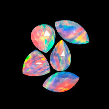 Rose Cut Himalayan Quartz And Aurora Opal Doublets Lot-4842 | Gemstone for sale