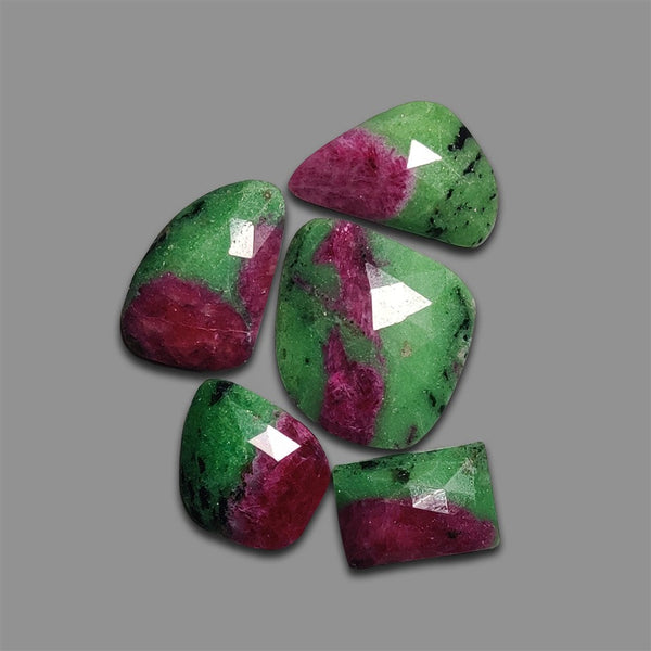 Rose Cut Ruby Zoisite Lot-4629 | Gemstone for sale