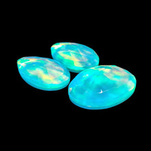 Rose Cut Himalayan Quartz And Aurora Opal Doublets Lot