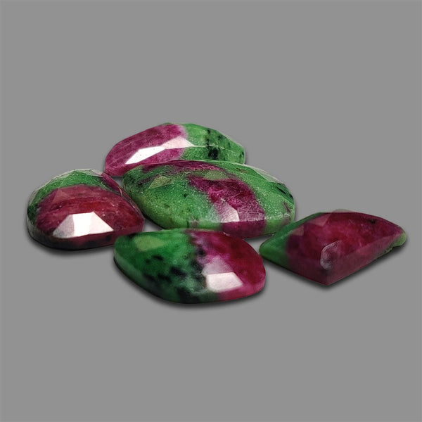 Rose Cut Ruby Zoisite Lot