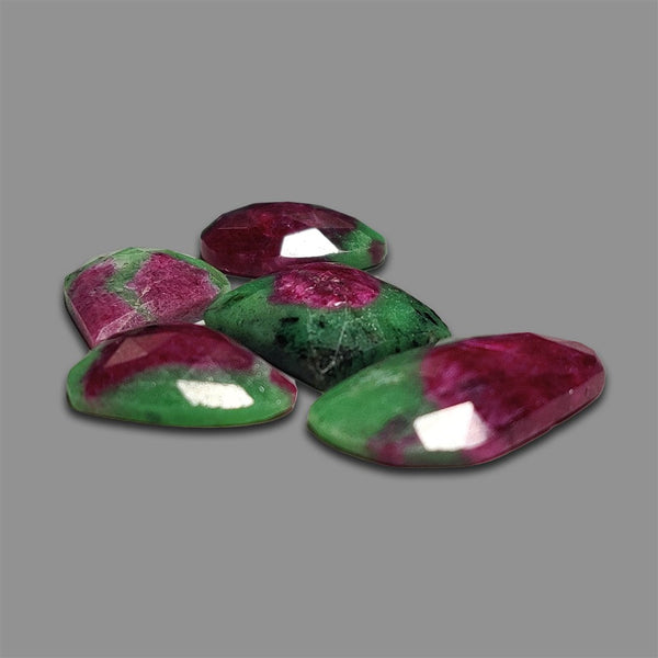 Rose Cut Ruby Zoisite Lot