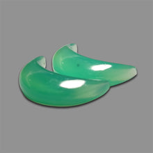 Gem Chrysoprase Crescents Lot