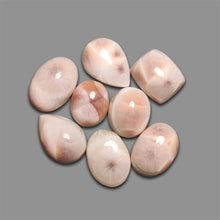 Natrolite Cabochons Lot ( Aka Pink Larimar )-4633 | Gemstone for sale