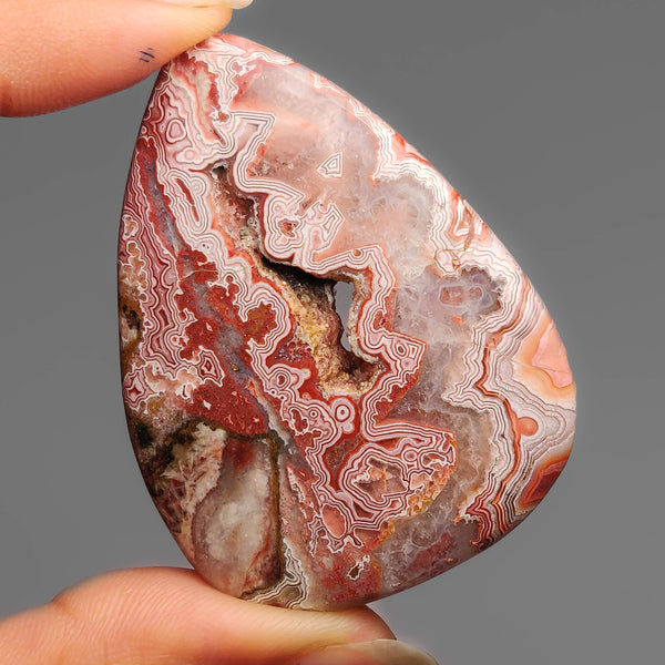 Rosita Agate With Druzy Pocket
