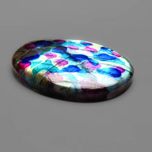 Hand-Printed Labradorite Cabochon