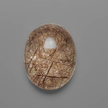 Copper Rutile In Quartz Cabochon