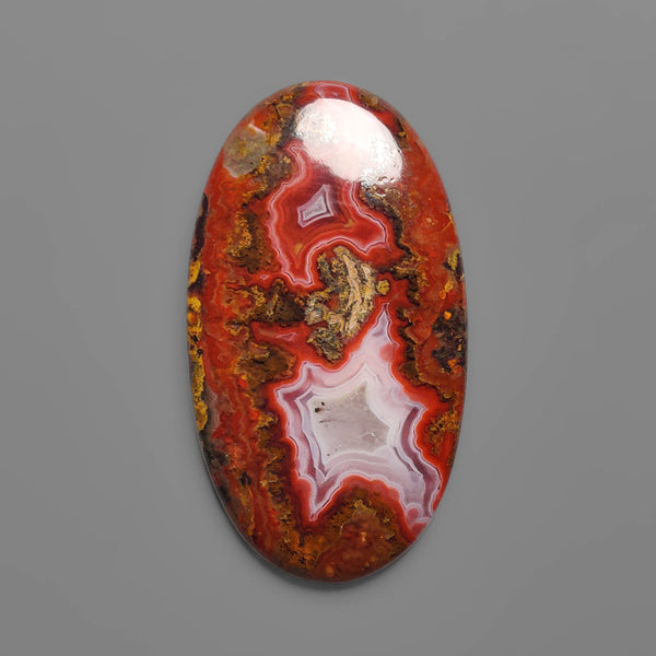 Moroccan Seam Agate Cabochon