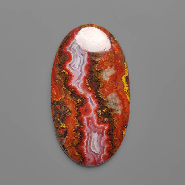 Moroccan Seam Agate Cabochon