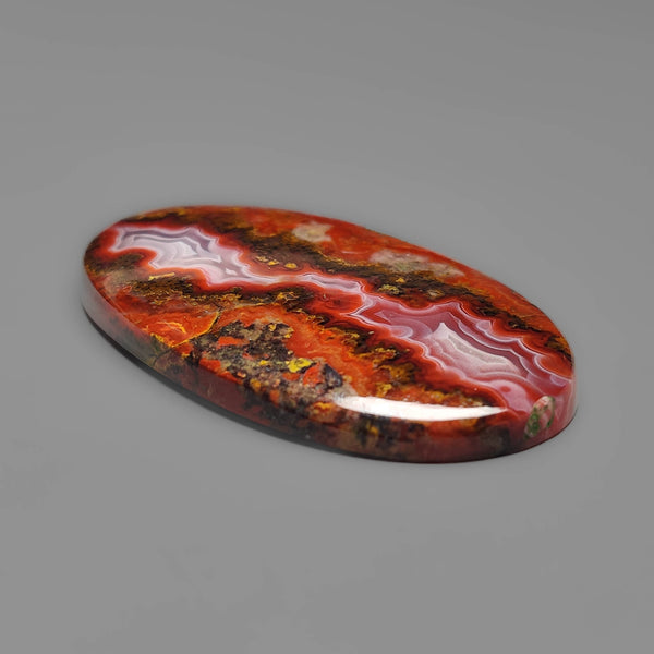 Moroccan Seam Agate Cabochon