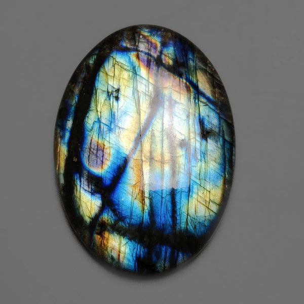 Multi Color Labradorite Cabochon