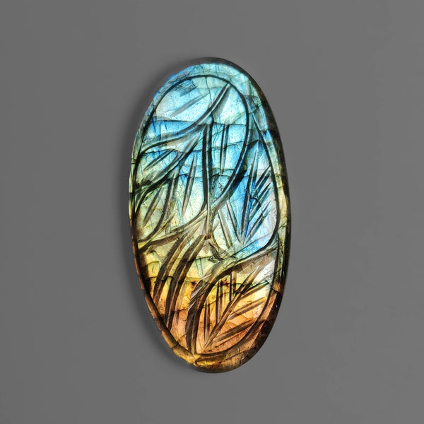 Handcarved Labradorite Cabochon