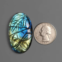 Handcarved Labradorite Cabochon