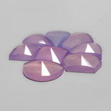 Radial Cut Lavender Chalcedony Lot